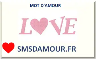 MOT D'AMOUR POUR SON CHÉRI SA CHÉRIE